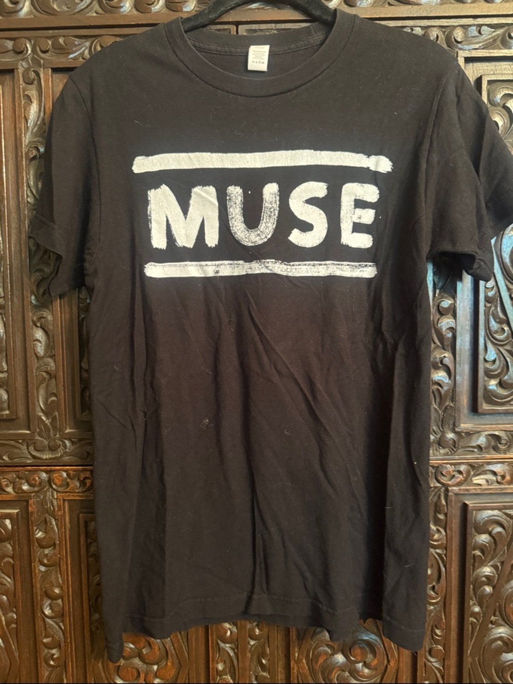 Tultex Black Tee with White MUSE Graphic